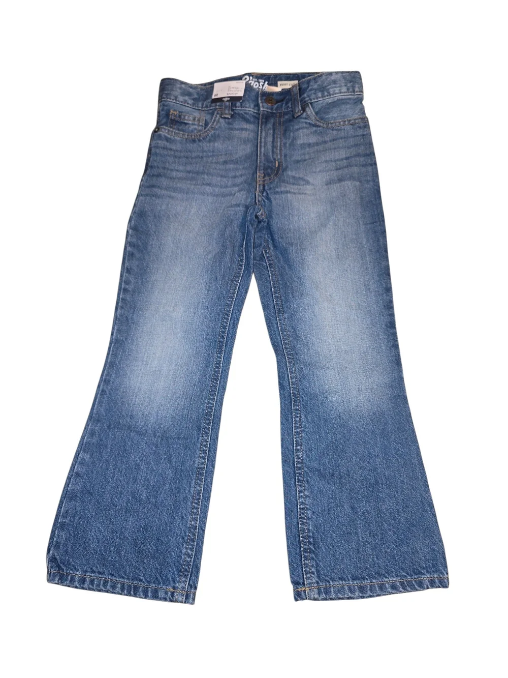 OshKosh B'gosh Boys Bootcut Denim Jeans Size 6R NWT